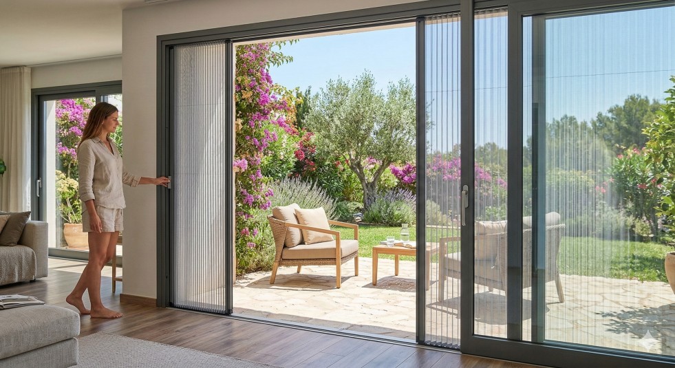 Zanzariere plissettate: perché sono la scelta migliore per le porte-finestre