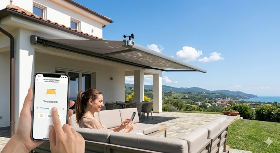 Domotica in casa: i vantaggi di motorizzare le tende da sole