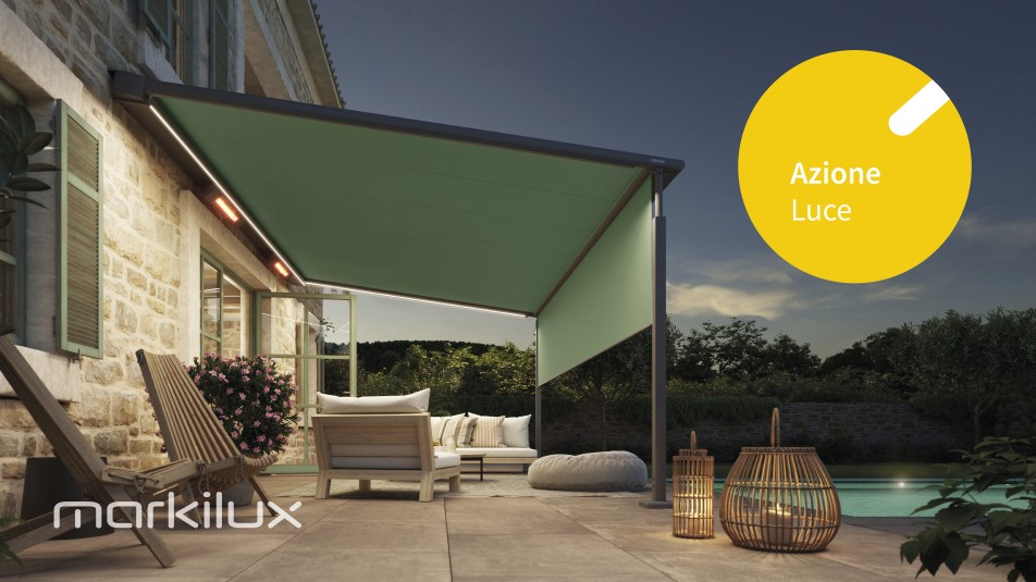 PROMOZIONE LED PERGOLE MARKILUX
